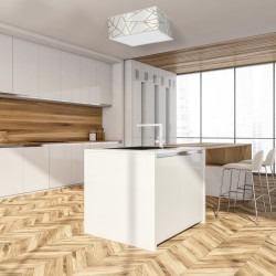 Deckenleuchte Ziggy 3xE27 Weiß/Gold