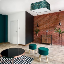 Стельова лампа ZIGGY GREEN Gold/Bottle green 3xE27