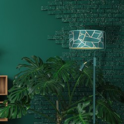 ZIGGY GREEN Gold/Bottle Floor Lamp 1xE27 + 1x mini GU10