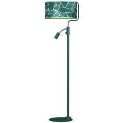ZIGGY GREEN Gold/Bottle Floor Lamp 1xE27 + 1x mini GU10