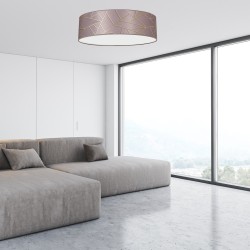 ZIGGY PINK Gold/Pink Ceiling Lamp 3xE27 Ø50cm