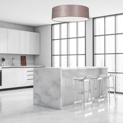 ZIGGY PINK Gold/Pink Ceiling Lamp 3xE27 Ø50cm