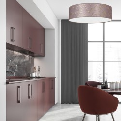 ZIGGY PINK Gold/Pink Ceiling Lamp 3xE27 Ø50cm