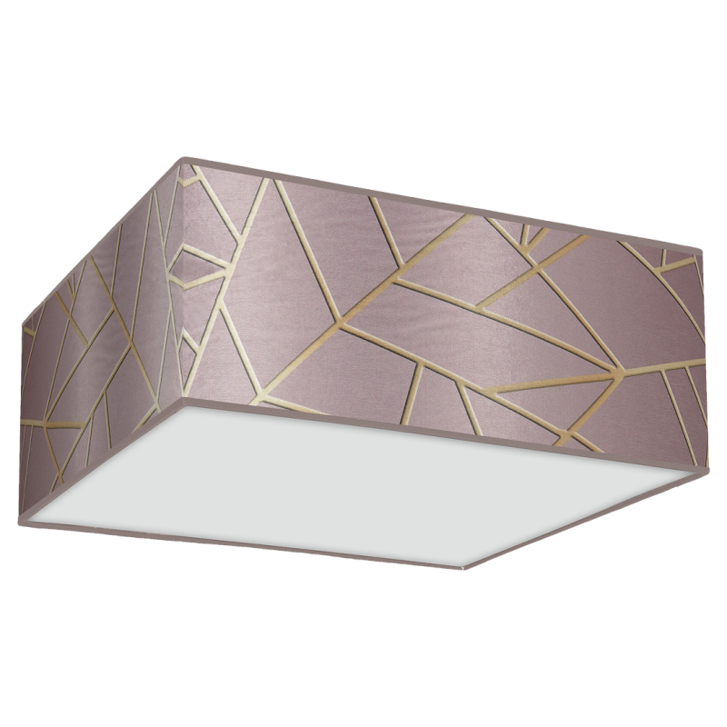Ceiling lamp ZIGGY PINK Gold/Pink 3xE27