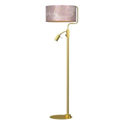 Stehlampe ZIGGY PINK Gold/Pink 1xE27 + 1x mini GU10