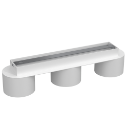 Dixie Ceiling Lamp 3xGX53 White