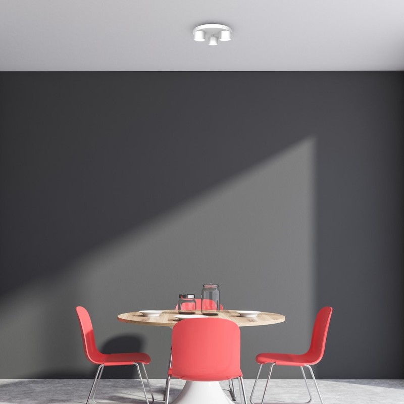 Lampa sufitowa Dixie 3xGX53 Biały