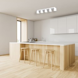 Lampa sufitowa Dixie 5xGX53 Biały