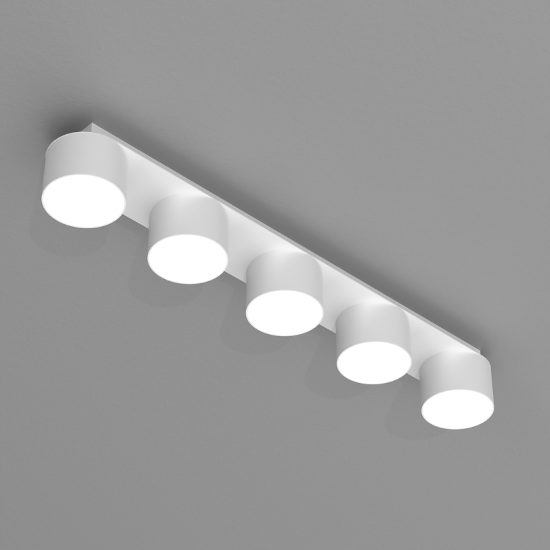 Lampa sufitowa Dixie 5xGX53 Biały