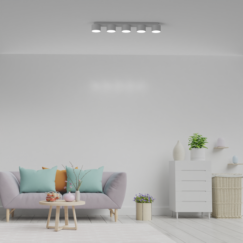 Lampa sufitowa Dixie 5xGX53 Biały