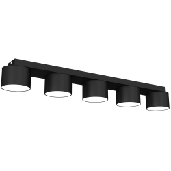 Lámpara de techo DIXIE Black 5xGX53