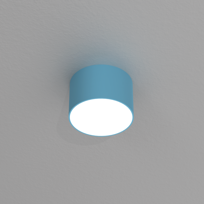 DIXIE Blue Ceiling Lamp 1xGX53