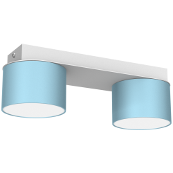 Lámpara de techo Dixie 2xGX53 Azul / Blanco