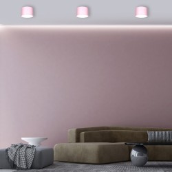 Lámpara de techo DIXIE Pink 1xGX53