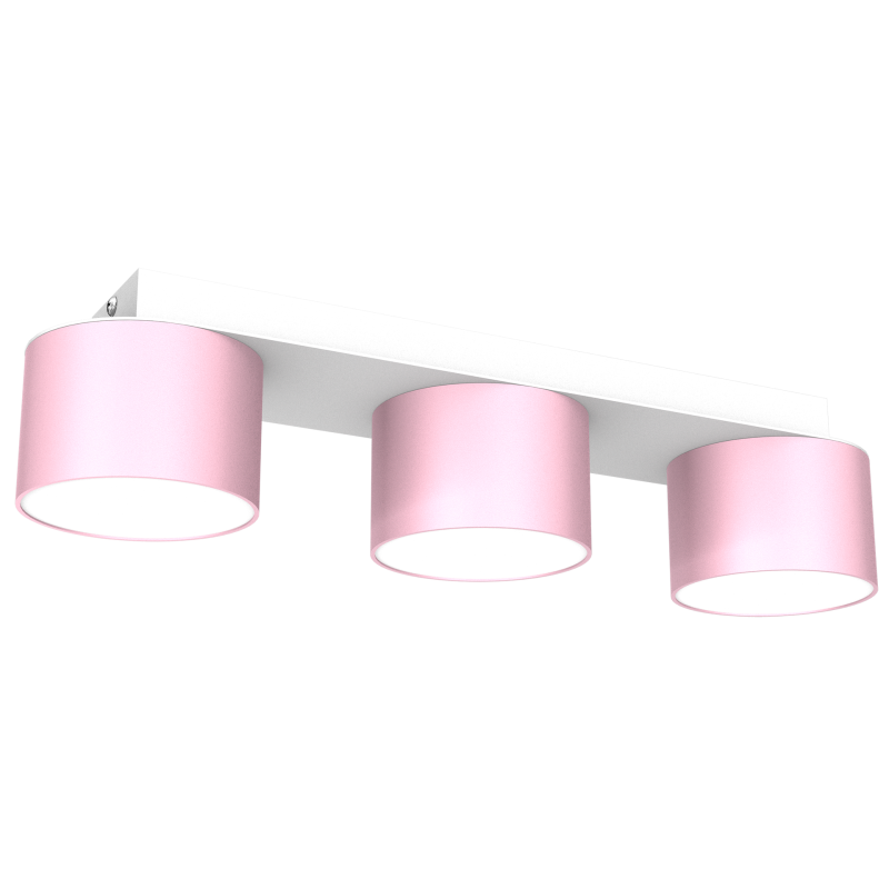 Ceiling lamp Dixie 3xGX53 Pink/White
