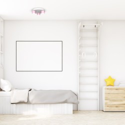 Lampa sufitowa Dixie 3xGX53 Różowy/Biały