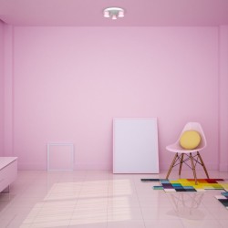 Ceiling lamp Dixie 3xGX53 Pink/White