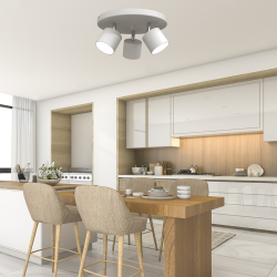 Deckenlampe Dixie 3xGX53 Weiß