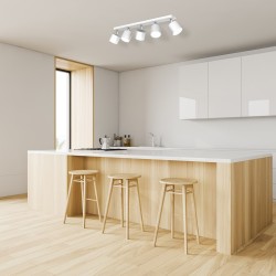 Lampa sufitowa Dixie 5xGX53 Biały