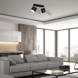 Lámpara de techo DIXIE BLACK 2xGX53