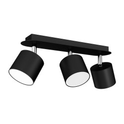 DIXIE BLACK Ceiling Lamp 3xGX53