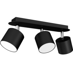 DIXIE BLACK Ceiling Lamp 3xGX53