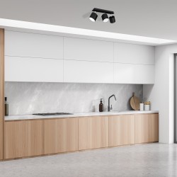 Deckenleuchte DIXIE BLACK 3xGX53