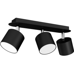 Lámpara de techo DIXIE BLACK 3xGX53