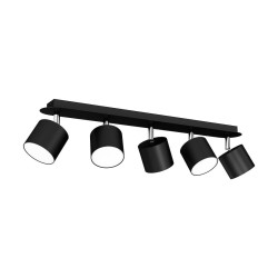 DIXIE BLACK Ceiling Lamp 5xGX53