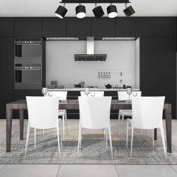 DIXIE BLACK Ceiling Lamp 5xGX53