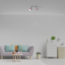 Deckenleuchte DIXIE PINK 2xGX53