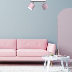 DIXIE PINK Ceiling Lamp 2xGX53