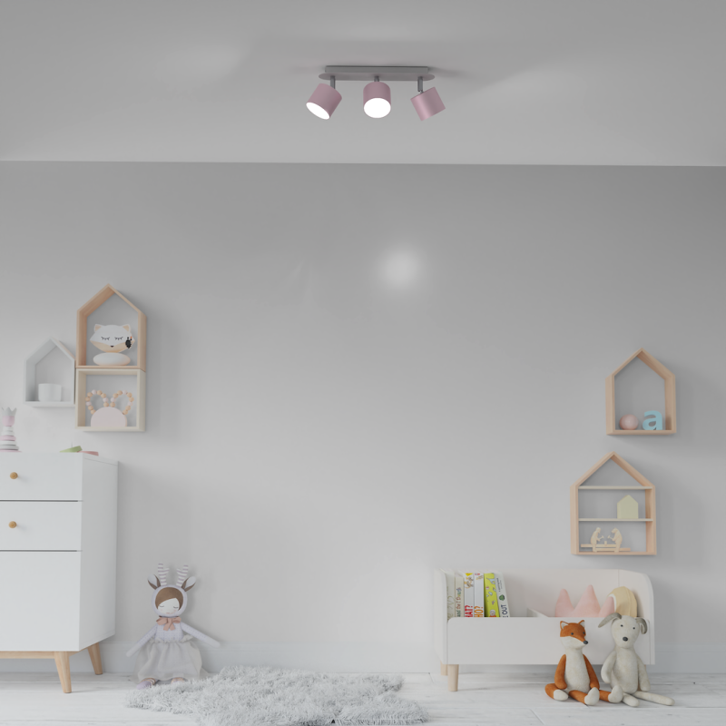 Lámpara de techo DIXIE PINK 3xGX53