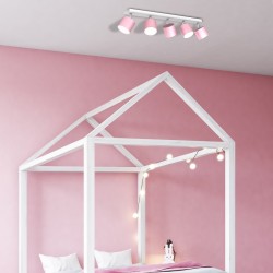 DIXIE PINK Ceiling Lamp 5xGX53