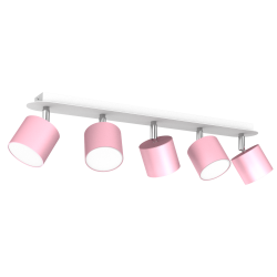DIXIE PINK Ceiling Lamp 5xGX53