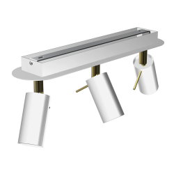 Preston Ceiling Lamp 3x Mini GU10 Gold/White