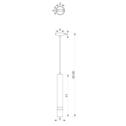 Lampa wisząca JOKER GREEN/GOLD 1xGU10