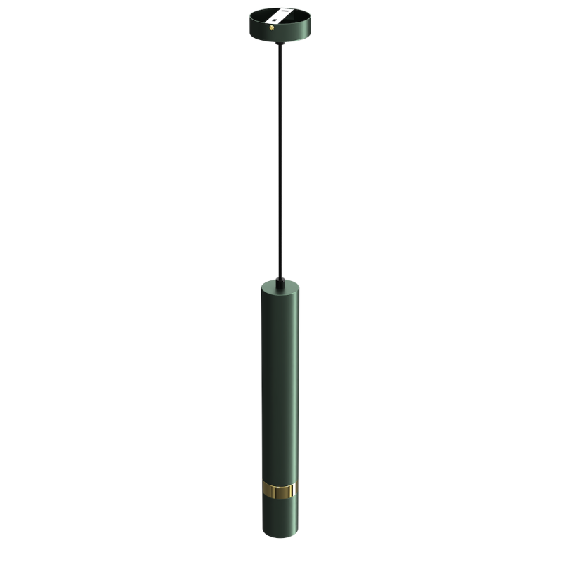 Lámpara colgante JOKER VERDE/ORO 1xGU10
