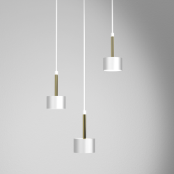 Pendant lamp Arena 3xGX53 White/Gold