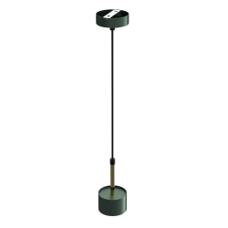 ARENA GREEN/GOLD pendant lamp 1xGX53