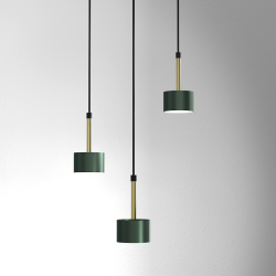 ARENA GREEN/GOLD Pendant Lamp 3xGX53