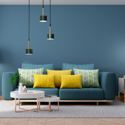 ARENA GREEN/GOLD Pendant Lamp 3xGX53