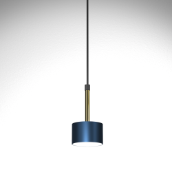 ARENA BLUE/GOLD Pendant Lamp 1xGX53