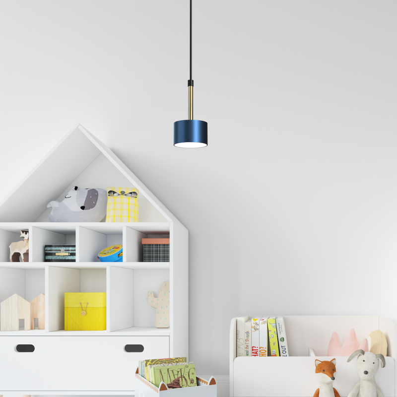 ARENA BLUE/GOLD Pendant Lamp 1xGX53