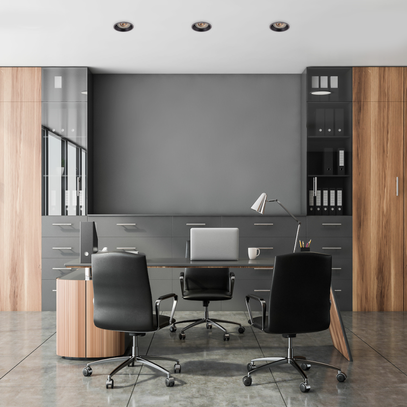 Runde Einbau-Deckenleuchte Schwenkbar 1xGU10 IP20 Schwarz