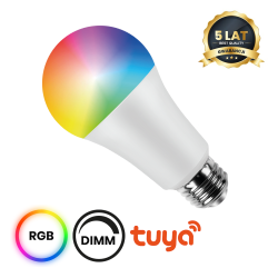 LED-Glühbirne Wi-Fi A60 8W E27 Smart Tuya RGB+CCT+DIM