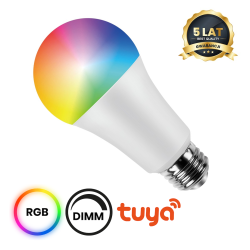 Bombilla LED Wi-Fi A70 11W E27 Smart Tuya RGB+CCT+DIM