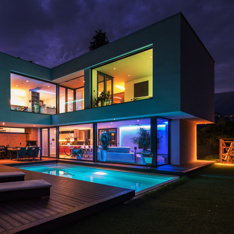 LED RGB Wi-Fi 5m Smart Tuya IP65 Set + CCT + Dim 12V