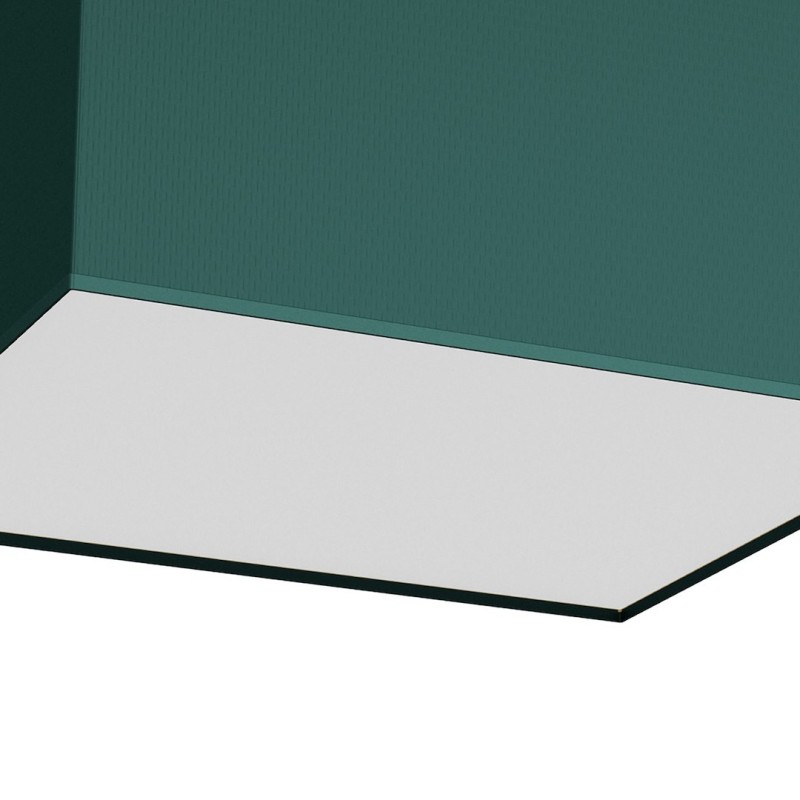 VERDE GREEN square ceiling lamp 2xE27