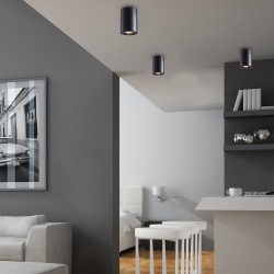 Bima Arte Redondo Negro 1xGU10